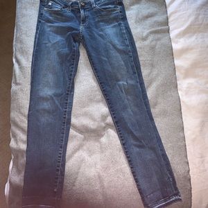 AG cigarette roll up jeans
